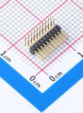 GPCB201-1002A003C1AD 排针 2x10P 间距:1mm 方针 弯插 弯插,P=1m