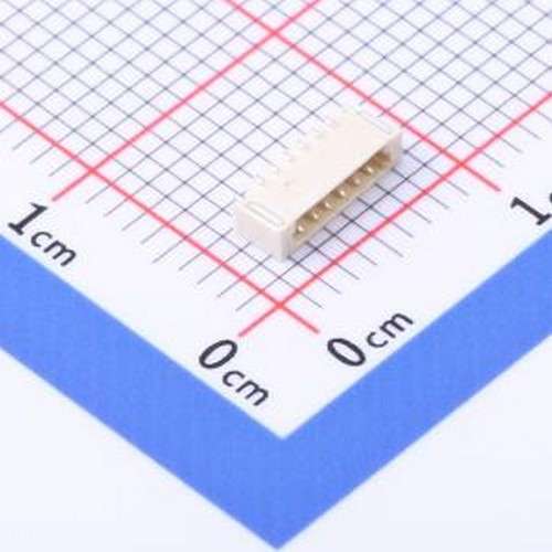 HC-0.8-6PWT 线对板针座 1x6P 间距:0.8mm 卧贴 SMD,P=0.8mm,卧贴