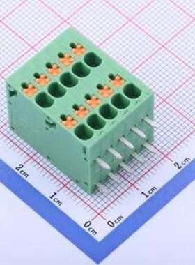 KF207RH-3.5-2*5P 弹簧式接线端子 2x5P 3.5mm 每排P数:5 排数:2