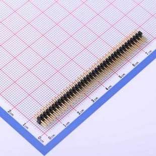 排针 2x37P 插件 2x37I P=2mm 方针 C40D28 2mm X4621WV 间距
