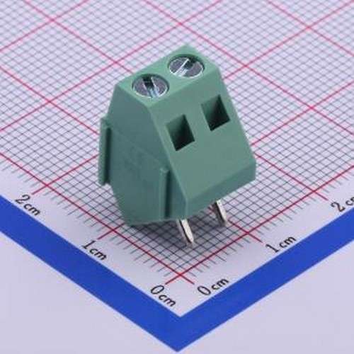 JL103-50002G01 螺钉式接线端子 1x2P 5mm 直插 排数:1 每排P数:2