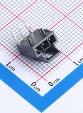 X2513WR-03AS-LPSN 线对板针座 1x3P 间距:2.5mm 弯插 黑色 插件,