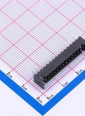 IPCW207W2FNB01V 线对板针座 间距:2mm 2x15P 直插 黑色 插件,P=2