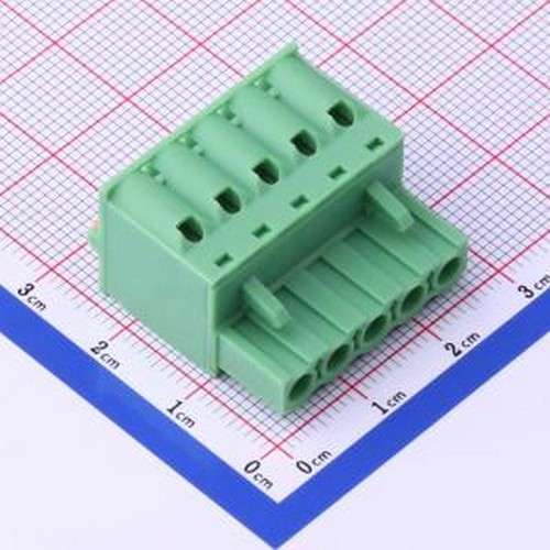 KF2EDGKD-5.0-5P 插拔式接线端子 5mm 1x5P 排数:1 每排P数:5 P=5