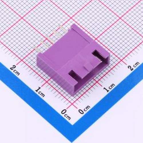 TJC3B-H-5AS-PU 线对板针座 1x5P 间距:2.5mm 直插 插件,P=2.5mm