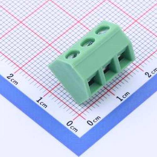 KF127S-5.08-3P 螺钉式接线端子 5.08mm 1x3P 排数:1 每排P数:3
