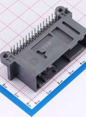 953486-1 线对板针座 间距:2.54mm 弯插 弯插,P=2.54mm