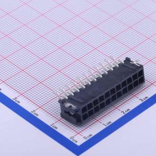 X3025WRS-2x11D-LPSW 线对板针座 2x11P 间距:3mm 卧贴 SMD,P=3mm