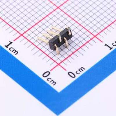 X1311WVS-04J-C40D42R1 排针 1x4P 间距:1.27mm 方针 SMD,P=1.27m