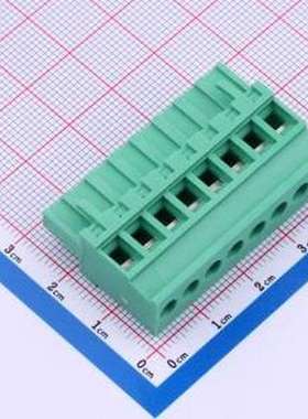 MX2EDGKA-5.08-08P-GN01-Cu-Y-A 插拔式接线端子 5.08mm 排数:1