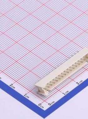 HX20017-32A WH 线对板针座 2x16P 间距:2mm 直插 白色 插件,P=2m