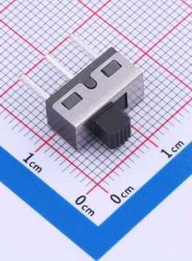 HX SS12D10G4 滑动开关 拨动开关 立式两档拨动,单排3脚插件,12.7