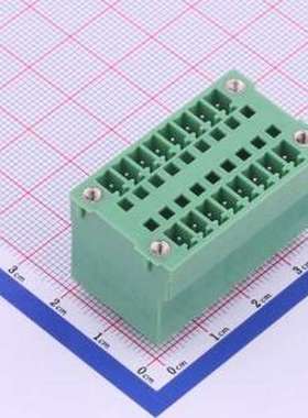 KF2EDGVHM-3.5-2*8P 插拔式接线端子 3.5mm 2x8P 排数:2 每排P数: