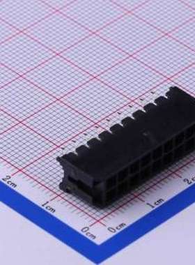 C3030WV-F-2X09P 线对板针座 2x9P 间距:3mm 直插 黑色 插件,P=3m