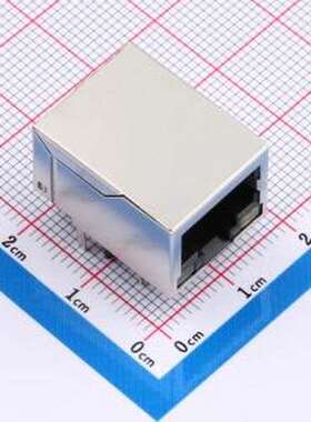 R-RJ45R10P-D008 以太网连接器(RJ45 RJ11) 带LED 插件