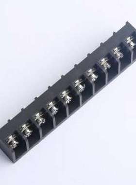 MXHB9500-9.5-10P-BK01-Cu-S-A 栅栏式接线端子 9.5mm 1x10P 边脚