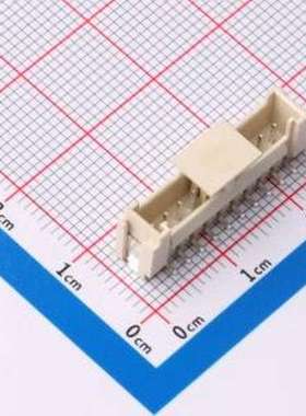 ZX-HY2.0-10PLT 线对板针座 1x10P 间距:2mm 立贴 系列:HY SMD,P=