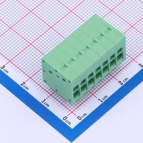 JL271R-35007G01 弹簧式接线端子 1x7P 3.5mm 每排P数:7 排数:1