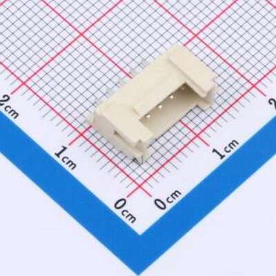 WF-1F200B5P 线对板针座 间距2.0mm 带扣 卧贴 1x5P SMD,P=2mm,卧