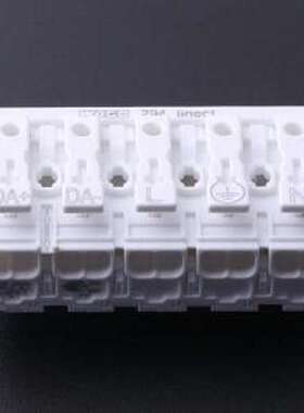 294-8035 弹簧式接线端子 10mm 1x5P 每排P数:5 排数:1 P=10mm