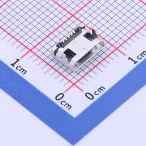 FUS466-FSBK6M USB连接器 Micro-B 母 卧贴 SMD