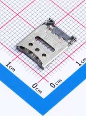 SA0601254135-158 SIM卡连接器 翻盖式 NanoSIM卡 SMD