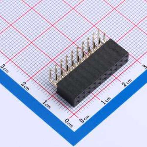 MTF185-210RY1 排母 2x10P 间距:2.54mm 弯插,P=2.54mm
