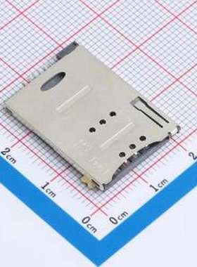 XDSM-0081-010 SIM卡连接器 自弹式 SMD