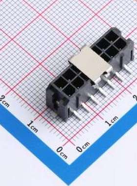 M3025VS-2x07-BK 线对板针座 MX3.0针座 2x07P LCP料 带焊片立贴