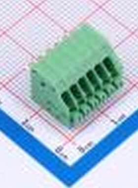 1989780 弹簧式接线端子 2.5mm 每排P数:6 排数:1 插件,P=2.5mm