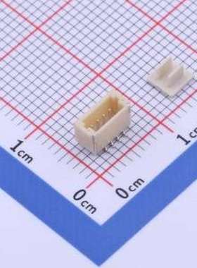 FWF10002-S04S24W5M 线对板针座 1x4P 间距:1mm 立贴 SMD,P=1mm