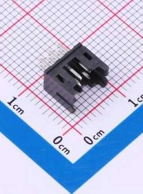IPCW207W23NB01V 线对板针座 2x3P 间距:2mm 直插 黑色 插件,P=2m