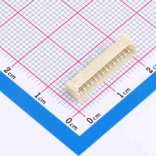 HCZZ0566-14 线对板针座 1x14P 间距:1.25mm 直插 系列:GH 米色