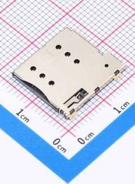 MIS11-S1F1-2000-A SIM卡连接器 MicroSIM卡 SMD