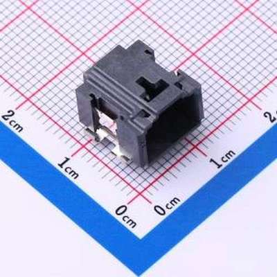 10142344-204KLF 线对板针座 间距:2.54mm 卧贴 SMD,P=2.54mm,卧