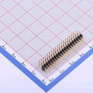 排针 2x20P 弯插 2x20I P=2mm 方针 C40D28 2mm X4621WR 间距