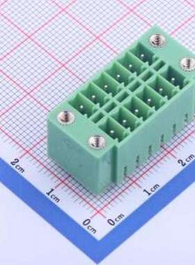 KF2EDGKVM-3.5-2*6P 插拔式接线端子 3.5mm 2x6P 排数:2 每排P数:
