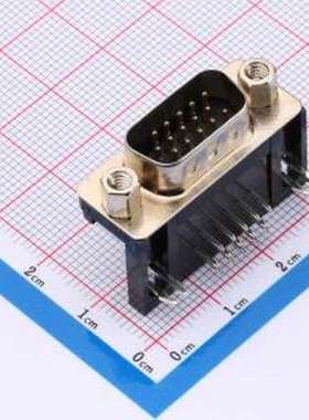 DS1038-15MBNSIA74-0CC D-Sub/VGA连接器 D-Sub 公 P数:15P 黑色