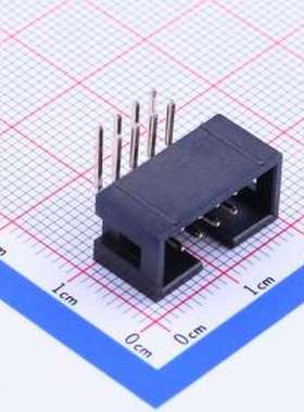 B-3000R08P-0110 IDC刺破式连接器(牛角/简牛) 2.54mm 2x4P 排数: