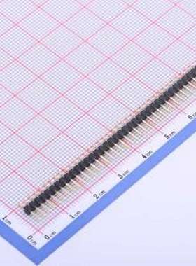 X4611WRS-37I-C40D28 排针 1x37P 间距:2mm 方针 SMD,P=2mm,卧贴