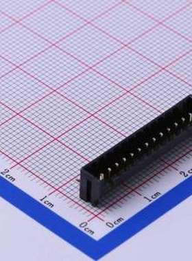 A2005WR-14P 线对板针座 1x14P 间距:2mm 弯插 黑色 弯插,P=2mm