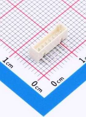 XY-MX1.25-7A21 线对板针座 间距:1.25mm 1x7P 弯插 弯插,P=1.25m