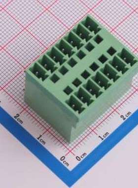 JL15EDGRH-38114G01 插拔式接线端子 2x7P 3.81mm 排数:2 每排P数