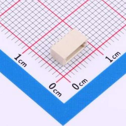 XD-1.0-5PWT 线对板针座 1x5P 间距:1mm 卧贴 SMD,P=1mm,卧贴