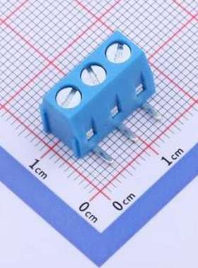 DB127R-5.0-3P-BU-S 螺钉式接线端子 DB127R-5.0-3P-BU-S P=5mm