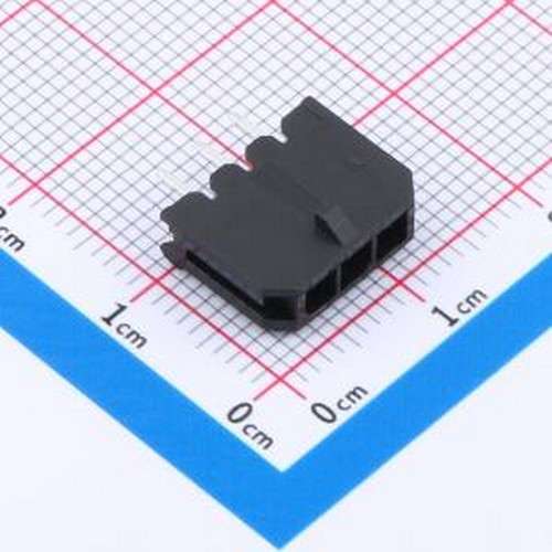 HC-MX3.0-3A 线对板针座 1x3P 间距:3mm 直插 插件,P=3mm