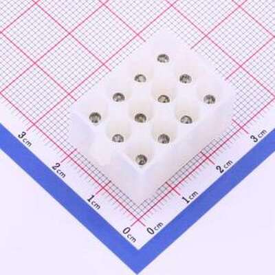 HX63080-12AK 线对板针座 3x4P 间距:6.35mm 直插 插件,P=6.35mm