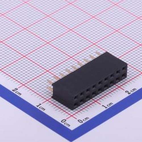 X6521FV-2x09-C85D32 排母 间距:2.54mm 2x9P 直插 插件,P=2.54mm