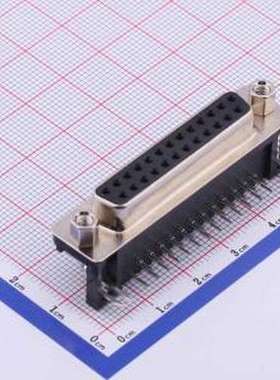 DS1037-25FNAKT74-0CC D-Sub/VGA连接器 D-Sub 母 P数:25P 黑色