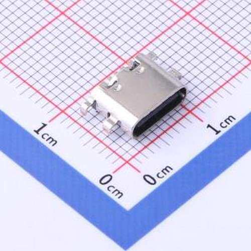 TYPE-C 6P CB1.6(073) USB连接器 Type-C 母 沉板 SMD